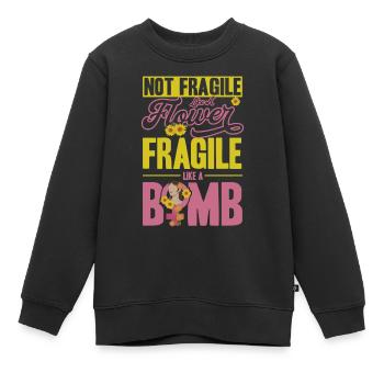 Gender equality Gender equality - Kids Premium Organic Sweatshirt - black - Front - AI Model Kid Female (0cm)