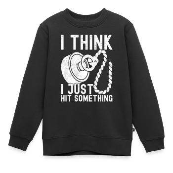 Magnet Fischer Magnet Fischen - Kinder Premium Organic Sweatshirt - Schwarz - Vorne - AI Model Kid Female (0cm)