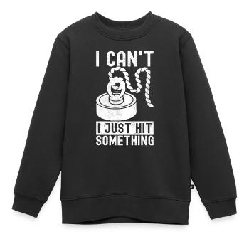 Magnet Fischer Magnet Fischen - Kinder Premium Organic Sweatshirt - Schwarz - Vorne - AI Model Kid Female (0cm)