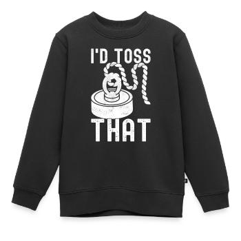 Magnet Fischer Magnet Fischen - Kinder Premium Organic Sweatshirt - Schwarz - Vorne - AI Model Kid Female (0cm)