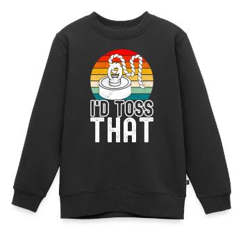 Magnet Fischer Magnet Fischen - Kinder Premium Organic Sweatshirt - Schwarz - Vorne - AI Model Kid Female (0cm)