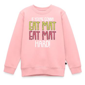 Gymnastik Turnen und Kunsturnen Akrobatik Sport - Kinder Premium Organic Sweatshirt - Rosa - Vorne - AI Model Kid Female (0cm)