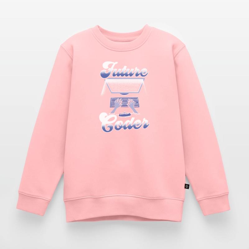 Future Coder Code Programmer Coding Kids Premium Organic Sweatshirt