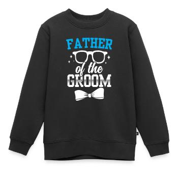Fête de mariage du marié - Sweat Premium enfant bio - noir - Devant - AI Model Kid Female (0cm)