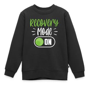 Erholung Modus Ein Erholen Überlebender Patient - Kinder Premium Organic Sweatshirt - Schwarz - Vorne - AI Model Kid Female (0cm)