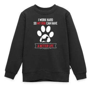 Australian Terrier - Kinder Premium Organic Sweatshirt - Schwarz - Vorne - AI Model Kid Female (0cm)