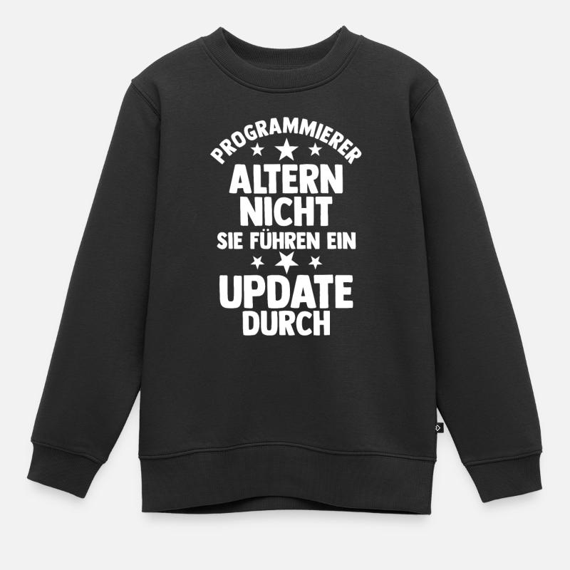 Programmieren Entwickler Coder Programmierer - Kinder Premium Organic Sweatshirt - Schwarz