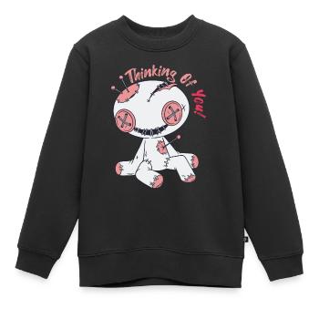Poupée vaudou effrayante Sorcellerie Halloween à vous d - Sweat Premium enfant bio - noir - Devant - AI Model Kid Female (0cm)
