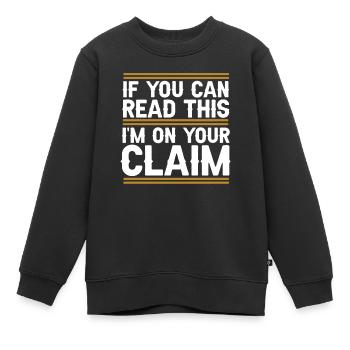 Schürfer Schürfen Schatz - Kinder Premium Organic Sweatshirt - Schwarz - Vorne - AI Model Kid Female (0cm)