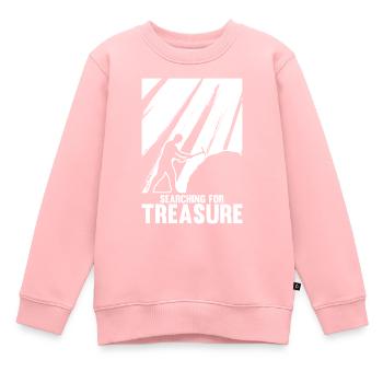 Prospectors Digging Treasure - Kids Premium Organic Sweatshirt - rose - Front - AI Model Kid Female (0cm)
