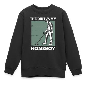 Prospectors Digging Treasure - Kids Premium Organic Sweatshirt - black - Front - AI Model Kid Female (0cm)