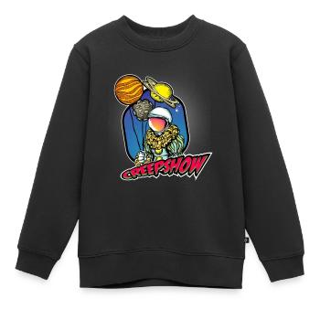 Astronaut - Kinder Premium Organic Sweatshirt - Schwarz - Vorne - AI Model Kid Female (0cm)