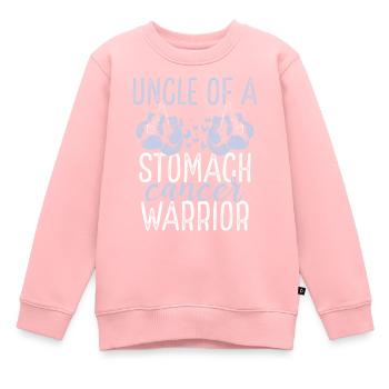 Oncle Sensibilisation au cancer de l’estomac Nièce Neveu - Sweat Premium enfant bio - rose - Devant - AI Model Kid Female (0cm)
