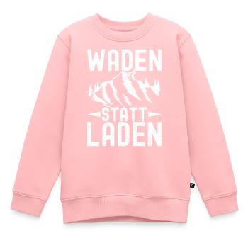 Fahrrad Fahrradfahrer - Kinder Premium Organic Sweatshirt - Rosa - Vorne - AI Model Kid Female (0cm)