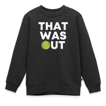 Lustige Tennisspieler-Trainer-Fan-Matching-Team - Kinder Premium Organic Sweatshirt - Schwarz - Vorne - AI Model Kid Female (0cm)