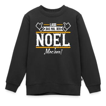Noel Geschenkidee Geschenk Geburtstag - Kinder Premium Organic Sweatshirt - Schwarz - Vorne - AI Model Kid Female (0cm)