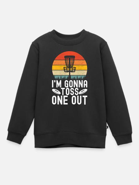 Disc Golf Disc Golfer - Sweat Premium enfant bio - noir
