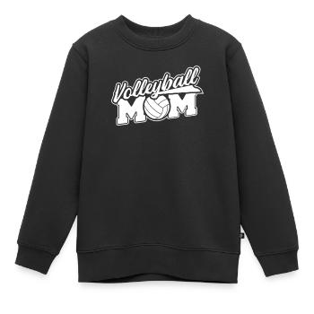 Volleyball Volleyball Player Volleyball Mama - Sweat Premium enfant bio - noir - Devant - AI Model Kid Female (0cm)