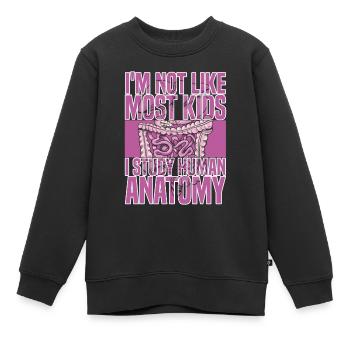 Biologie Biologiste Enfants Biologie - Sweat Premium enfant bio - noir - Devant - AI Model Kid Female (0cm)