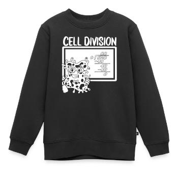 Biologie Biologe Kinder Biologie - Kinder Premium Organic Sweatshirt - Schwarz - Vorne - AI Model Kid Female (0cm)
