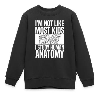 Biologie Biologe Kinder Biologie - Kinder Premium Organic Sweatshirt - Schwarz - Vorne - AI Model Kid Female (0cm)