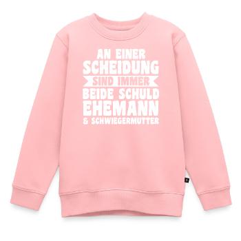 Geschieden Scheidung Scheidungsparty - Kinder Premium Organic Sweatshirt - Rosa - Vorne - AI Model Kid Female (0cm)