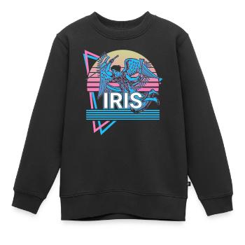 Iris Göttin Antike griechische Mythologie Retro - Kinder Premium Organic Sweatshirt - Schwarz - Vorne - AI Model Kid Female (0cm)