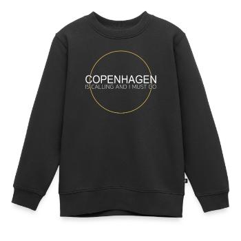 Kopenhagen Spruch - Kinder Premium Organic Sweatshirt - Schwarz - Vorne - AI Model Kid Female (0cm)
