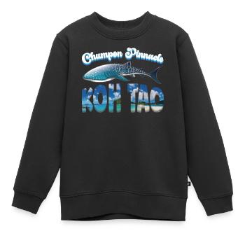 Walhai - Chumpon Pinnacle - Koh Tao - Tauchen - Kinder Premium Organic Sweatshirt - Schwarz - Vorne - AI Model Kid Female (0cm)