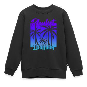 Phuket Thailand Sonnenuntergang - Kinder Premium Organic Sweatshirt - Schwarz - Vorne - AI Model Kid Female (0cm)