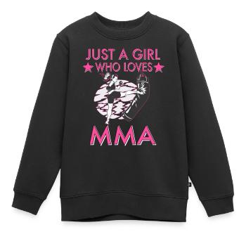 Mixed Martial Arts Kampfsport Mma Damen - Kinder Premium Organic Sweatshirt - Schwarz - Vorne - AI Model Kid Female (0cm)