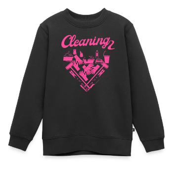 Haushälterin Zimmermädchen Putzfrau - Kinder Premium Organic Sweatshirt - Schwarz - Vorne - AI Model Kid Female (0cm)