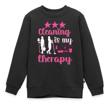 Haushälterin Zimmermädchen Putzfrau - Kinder Premium Organic Sweatshirt - Schwarz - Vorne - AI Model Kid Female (0cm)