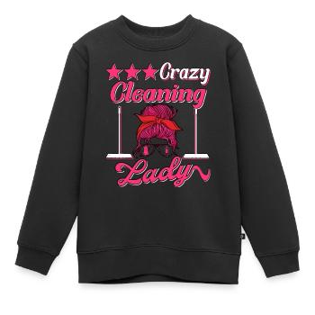 Haushälterin Zimmermädchen Putzfrau - Kinder Premium Organic Sweatshirt - Schwarz - Vorne - AI Model Kid Female (0cm)