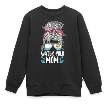 Water Polo Mom Sunglasses Water - Kinder Premium Organic Sweatshirt - Schwarz - Vorne - AI Model Kid Female (0cm)
