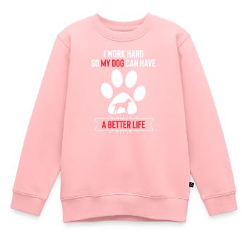 Black Mouth Cur - Kids Premium Organic Sweatshirt - rose - Front - AI Model Kid Female (0cm)