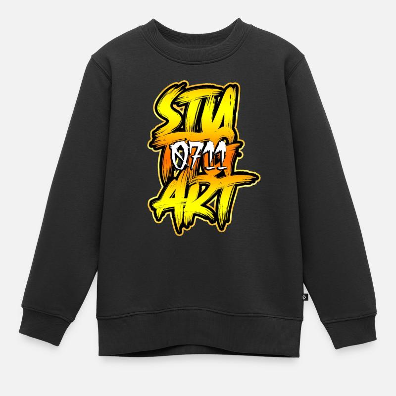 Stuttgart 0711 - Sweat Premium enfant bio - noir