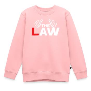 Gärtner Rasenmäher Gartenliebhaber Das Gesetz - Kinder Premium Organic Sweatshirt - Rosa - Vorne - AI Model Kid Female (0cm)