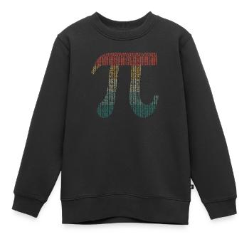 Digits of Pi in Source Code Numbers Pi Day 3.14159 - Kids Premium Organic Sweatshirt - black - Front - AI Model Kid Female (0cm)
