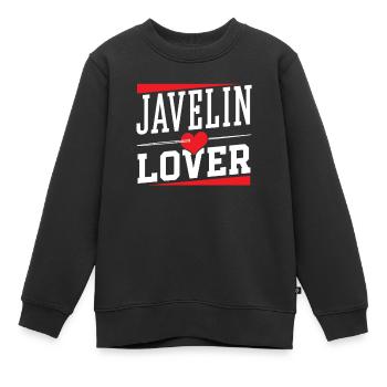 Speerwerfen Liebhaber Speerwurf Speer Speerwerfer - Kinder Premium Organic Sweatshirt - Schwarz - Vorne - AI Model Kid Female (0cm)