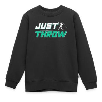 Lancer facile Lanceur de javelot Lancer de javelot Lancer de javelot Lancer de javelot - Sweat Premium enfant bio - noir - Devant - AI Model Kid Female (0cm)