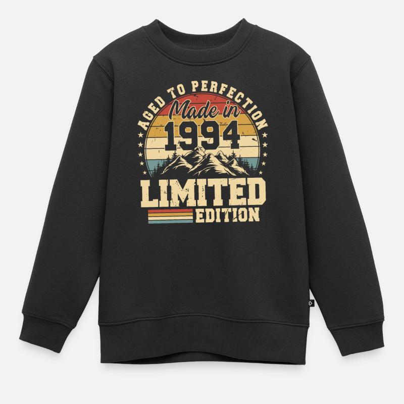 Einzigartig seiner Art seit 1994 - Kinder Premium Organic Sweatshirt - Schwarz