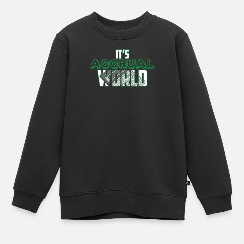 It’s Comptabilité d’exercice Comptabilité drôle CPA Comptable - Sweat Premium enfant bio - noir