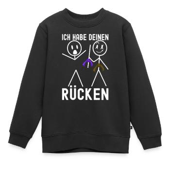 Brazilian Jiu-Jitsu BJJ Grappling - Kinder Premium Organic Sweatshirt - Schwarz - Vorne - AI Model Kid Female (0cm)