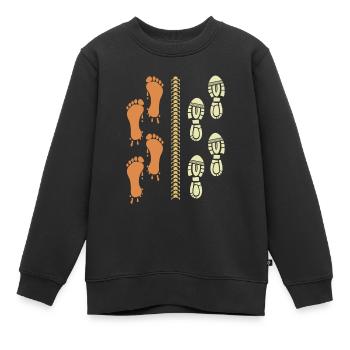 Triathlet Läufer Radfahrer - Kinder Premium Organic Sweatshirt - Schwarz - Vorne - AI Model Kid Female (0cm)