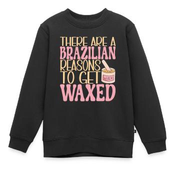 Kosmetikerin Kosmetik - Kinder Premium Organic Sweatshirt - Schwarz - Vorne - AI Model Kid Female (0cm)