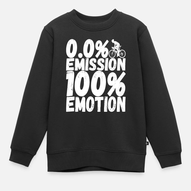 Cyclistes cyclistes - Sweat Premium enfant bio - noir