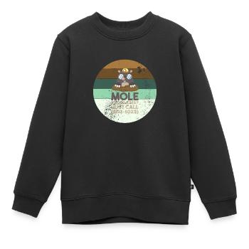 Maulwurf Maulwürfe Chemie - Kinder Premium Organic Sweatshirt - Schwarz - Vorne - AI Model Kid Female (0cm)