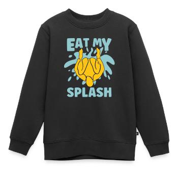 Plongée Plongeur pulvérisation - Sweat Premium enfant bio - noir - Devant - AI Model Kid Female (0cm)
