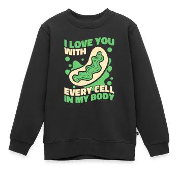 Biologie Biologe Zelle Molekularbiologe - Kinder Premium Organic Sweatshirt - Schwarz - Vorne - AI Model Kid Female (0cm)